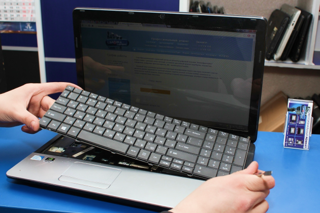 Ремонт или замена клавиатуры