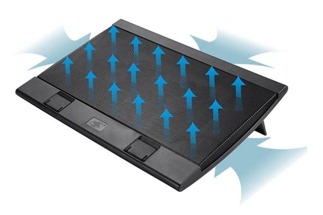 Эффективность охлаждающих подставок для ноутбука.
